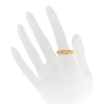 Fendi Metal Baguette Ring L 57/8 Gold 2 of 5