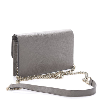 Gucci Dollar Calfskin Interlocking G Chain Wallet Loess 3 of 11