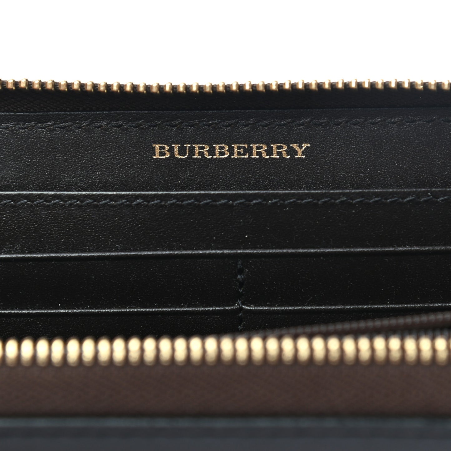 Haymarket Check Large Ziggy Zip Around Wallet Chocolate