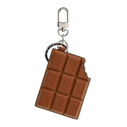 Louis Vuitton Monogram Chocolate Bar Charm Key Holder 1 of 5