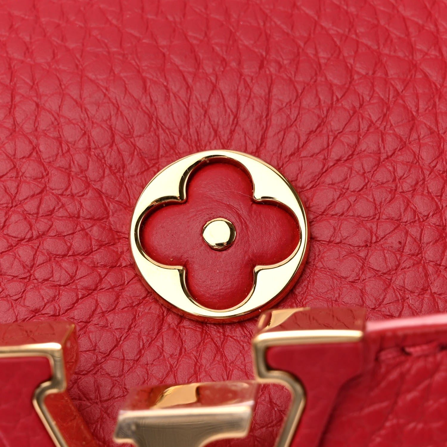 Louis Vuitton Taurillon Capucines BB Scarlet Red 11 of 11