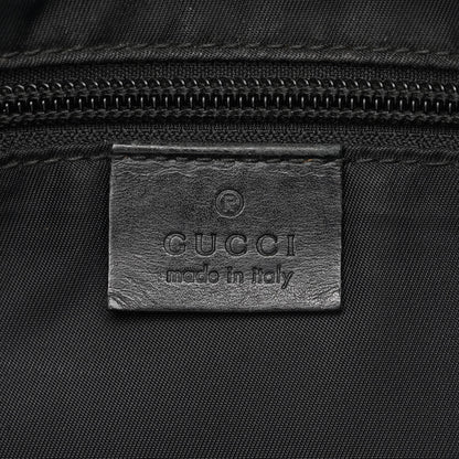 Gucci GG Supreme Monogram Crossbody Messenger Bag Black Grey 6 of 15