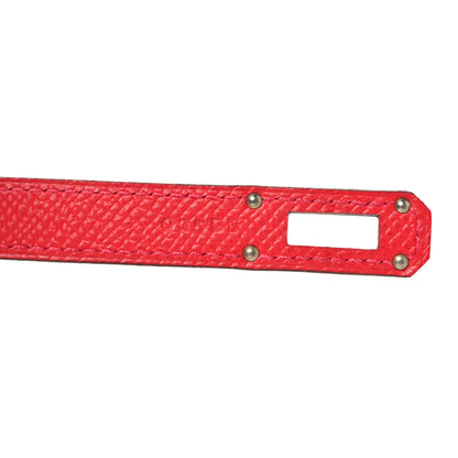 Hermes Epsom Kelly Longue Wallet Rouge Casaque 8 of 9