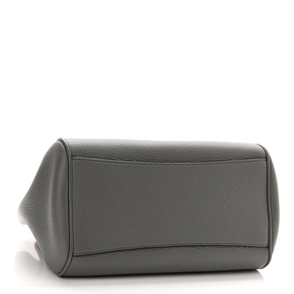 Mulberry Heavy Grain Small Belted Bayswater Tote Charcoal 4 of 9