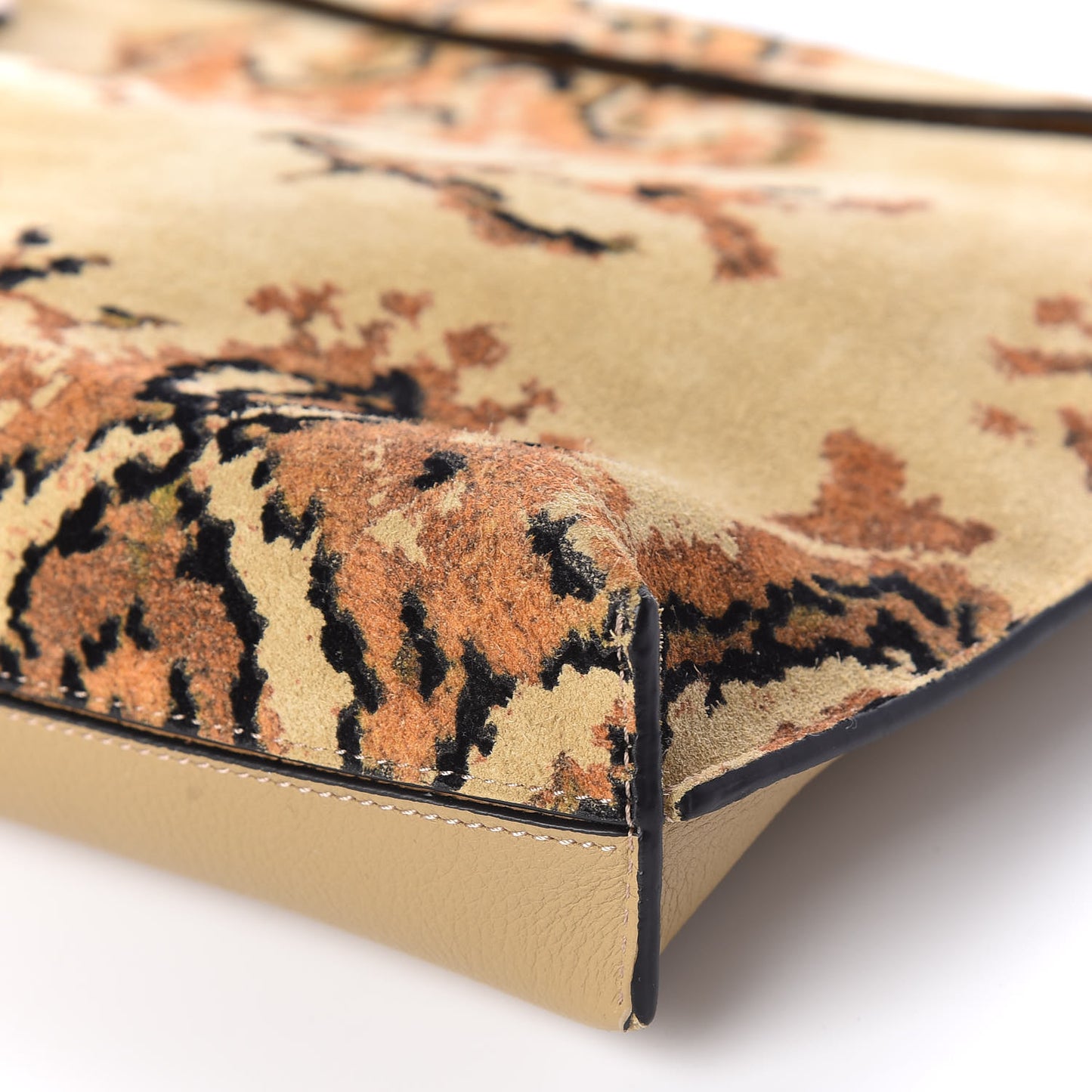 Suede Tapestry Large T Pouch Multi