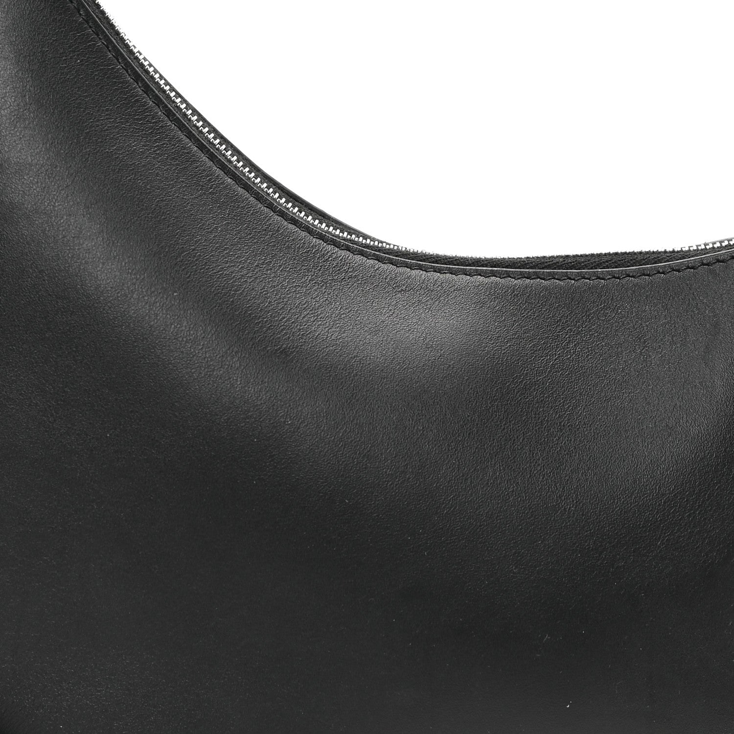 The Row Smooth Calfskin Half Moon Shoulder Bag Black 7 of 12