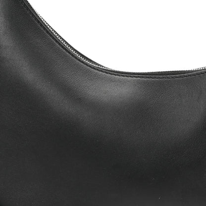 The Row Smooth Calfskin Half Moon Shoulder Bag Black 7 of 12