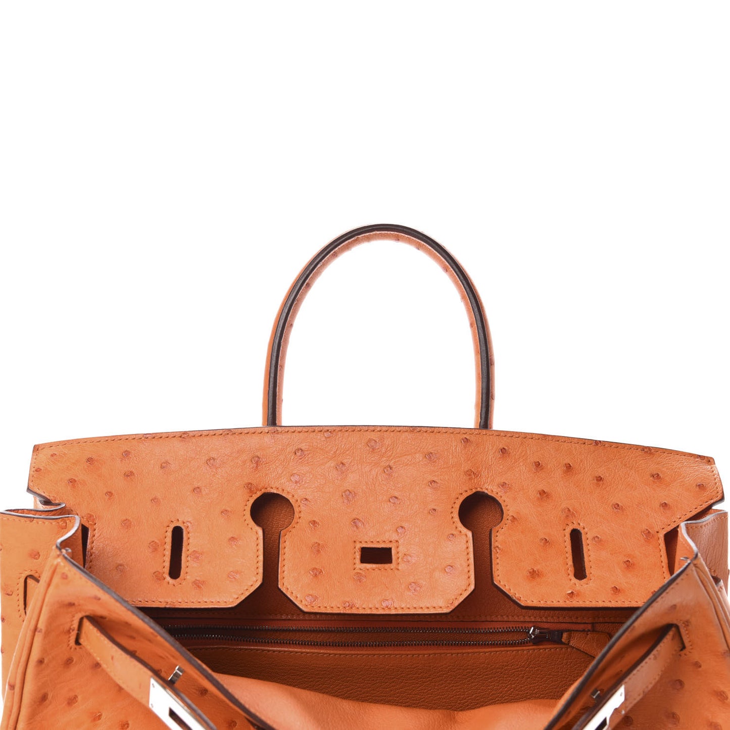 Ostrich Birkin 35 Orange