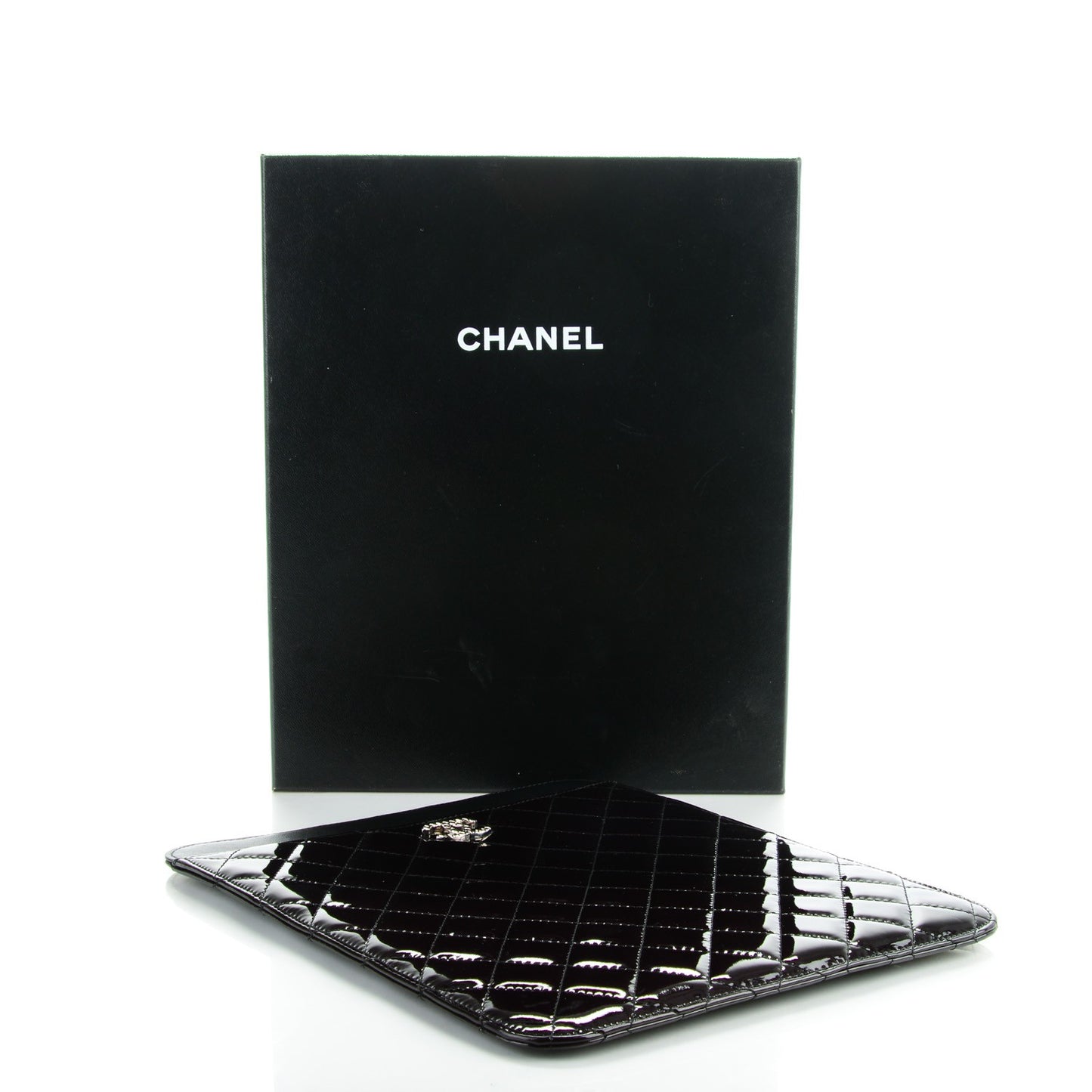 Patent Brilliant iPad Case Black