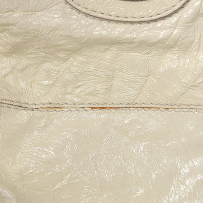 Givenchy Crinkled Patent Large Nightingale White 12 of 15