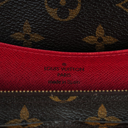 Louis Vuitton Monogram Emilie Wallet Red 5 of 9