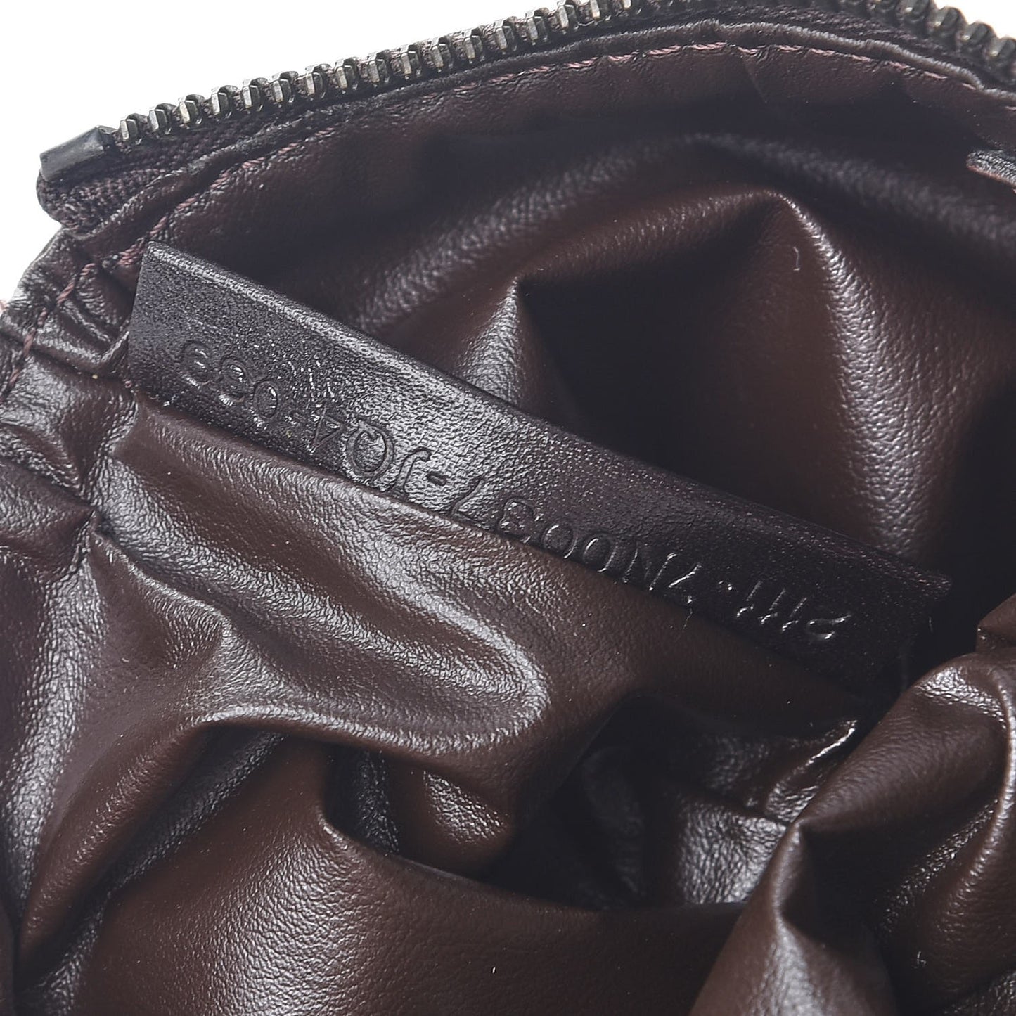Zucchino Vitello Cosmetic Pouch Testa di Moro Beige