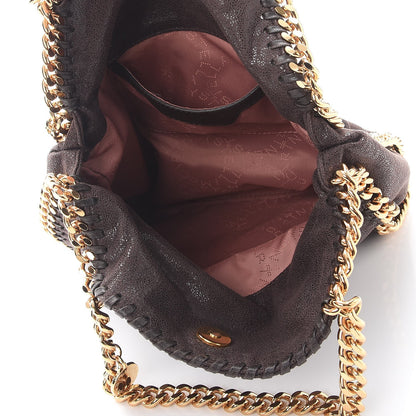 Stella McCartney Shaggy Deer Mini Falabella Fold Over Tote Brown 5 of 7