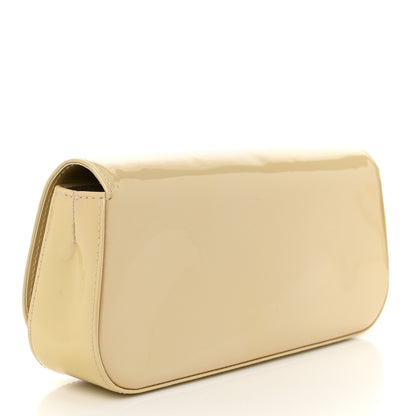 Louis Vuitton Patent Sobe Clutch Blanc Corail 3 of 10