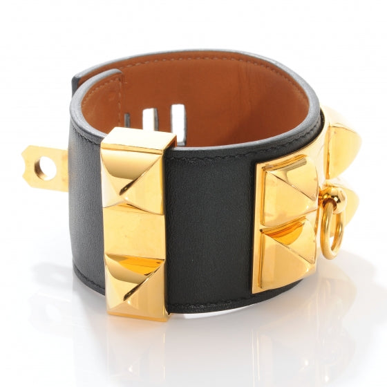 Hermes Chamonix Collier de Chien CDC Bracelet Black Small 4 of 8