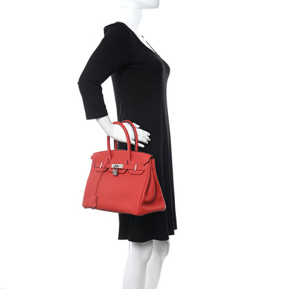 Hermes Togo Birkin 30 Rouge Duchesse 2 of 14