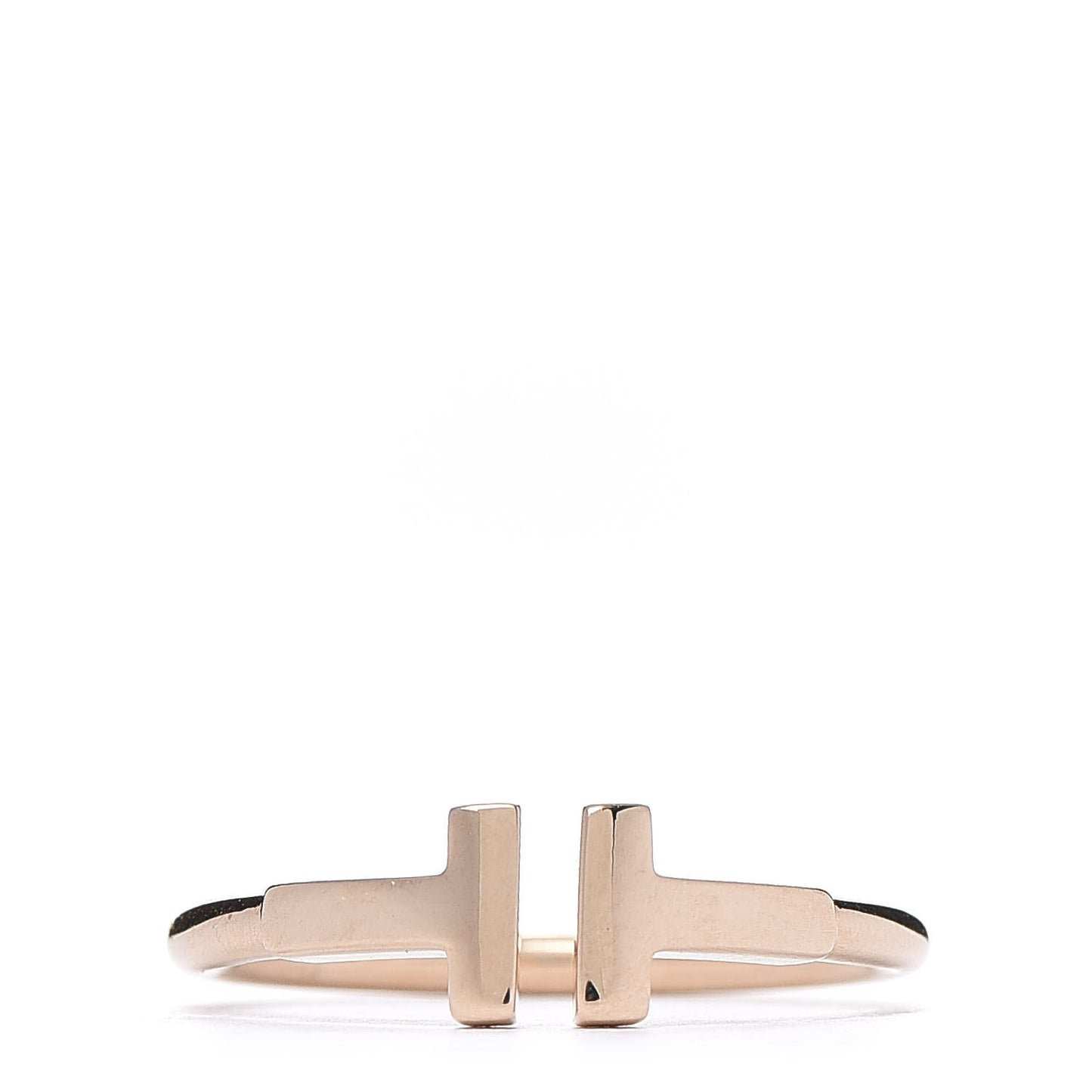 18K Rose Gold T Wire Ring 52 6