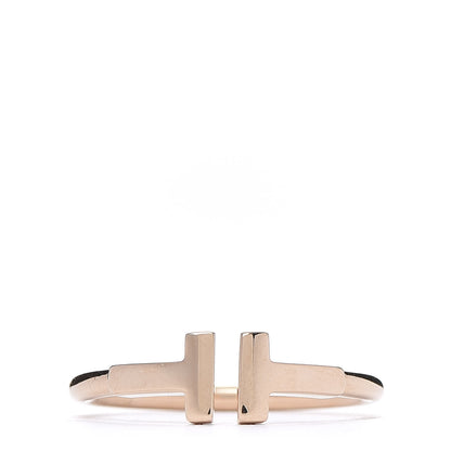 Tiffany 18K Rose Gold T Wire Ring 52 6 1 of 4