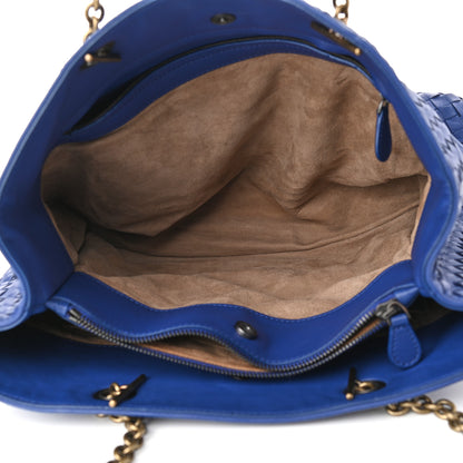 Bottega Veneta Nappa Intrecciato Medium Tote Cobalt 4 of 9