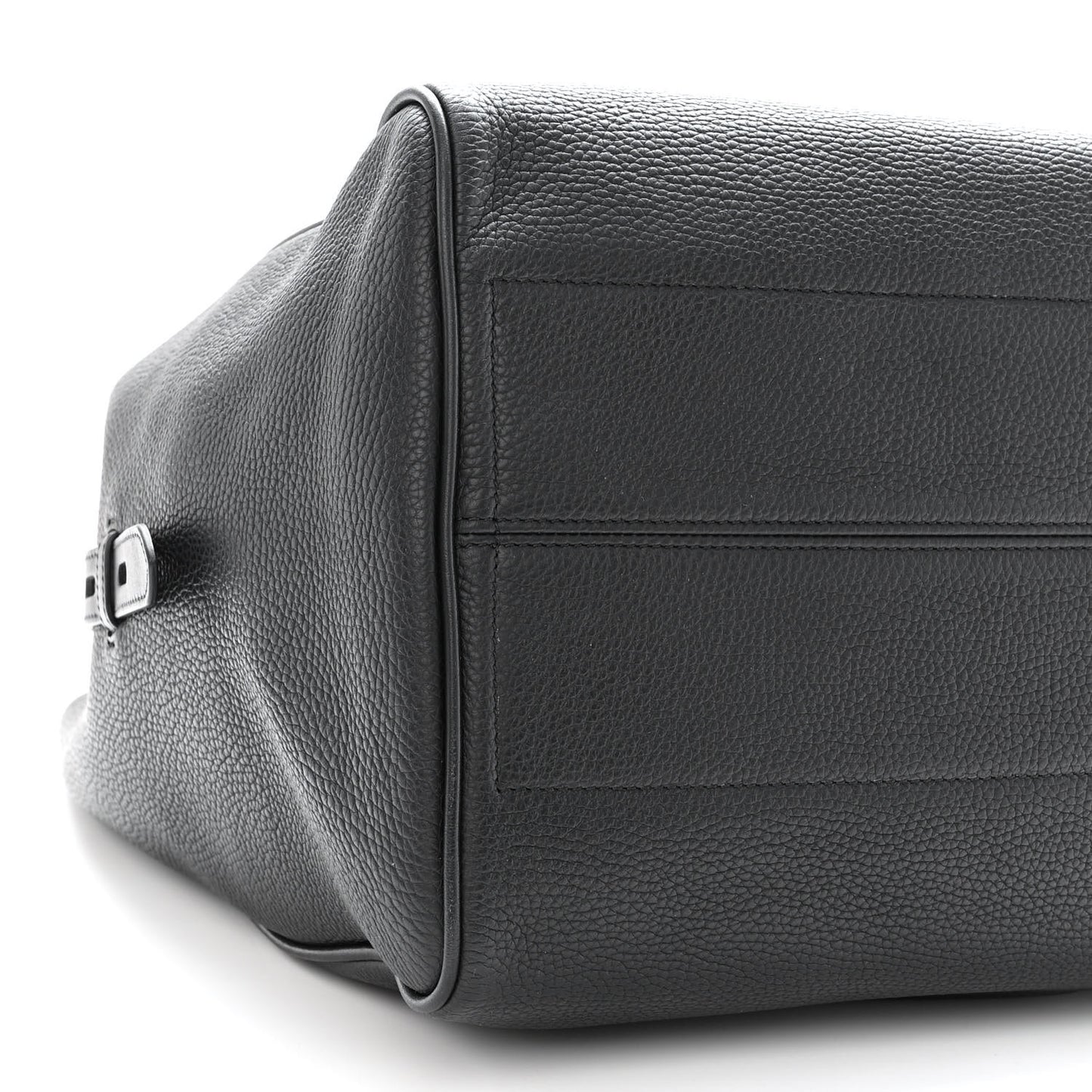 Calfskin Large Hollywood T Twist Tote Black