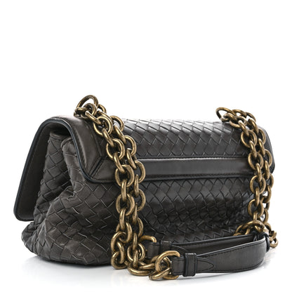 Bottega Veneta Nappa Intrecciato Olimpia Knot Bag Grey 3 of 10