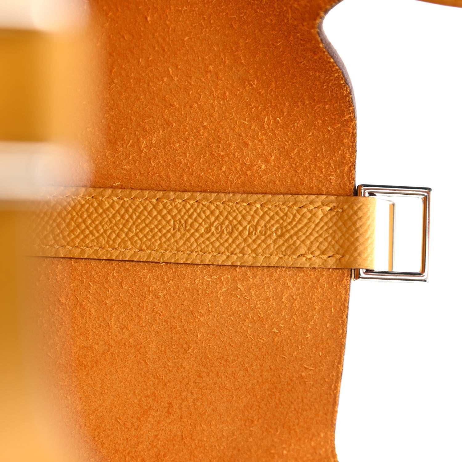 Hermes Epsom Tressage De Cuir Picotin Lock 18 PM Amber 7 of 9