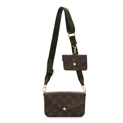 Louis Vuitton Monogram Felicie Strap & Go Kaki 1 of 10