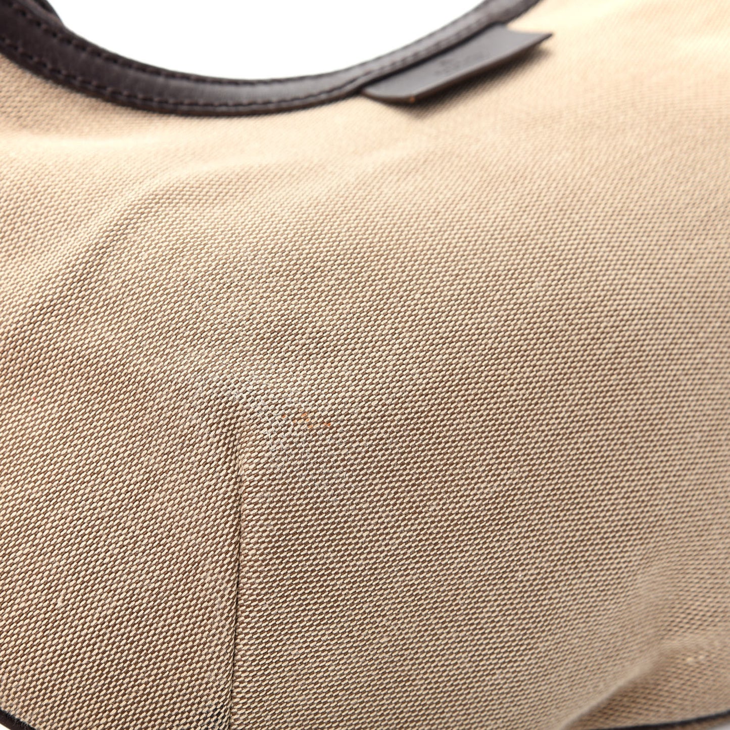 Canvas Web Hobo Natural Dark Brown