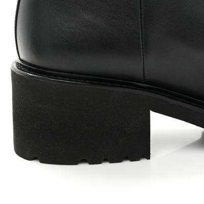 Chanel Calfskin CC Ankle Boots 42 Black 14 of 16