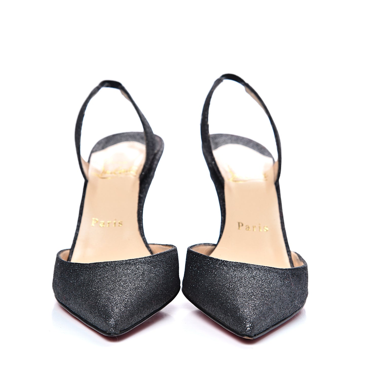 Glitter Ever 85 Slingback Pumps 36 Silver