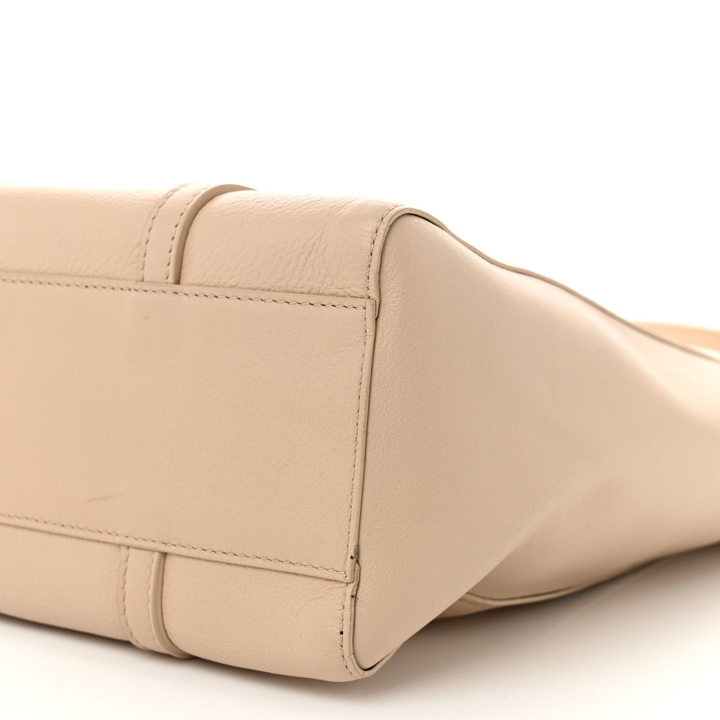 Calfskin XS Everyday Tote Light Beige Black