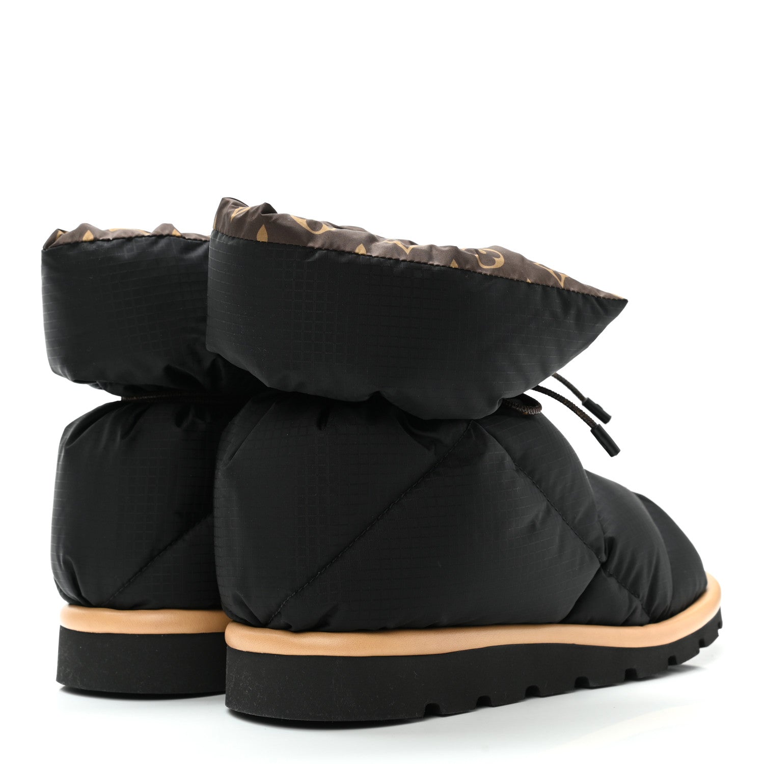 Louis Vuitton Nylon Monogram Pillow Comfort Ankle Boot 39 Black 4 of 7