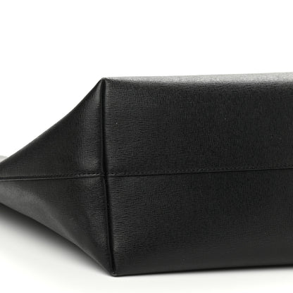 Fendi Vitello Elite Cuoio Monster Buggies Medium Roll Tote Black Multicolor Blue Cobalto 5 of 15