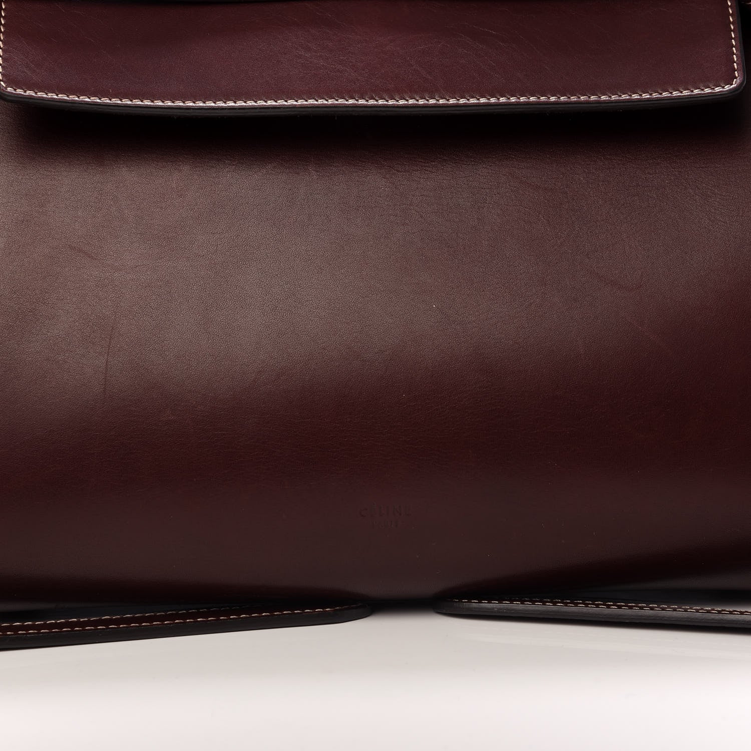Celine Natural Calfskin Small Belt Bag Burgundy 12 of 14