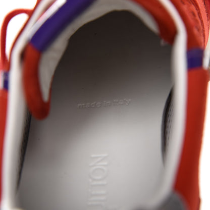 Louis Vuitton Nubuck Calfskin Perforated Run Away Sneakers 35.5 Rouge 6 of 11