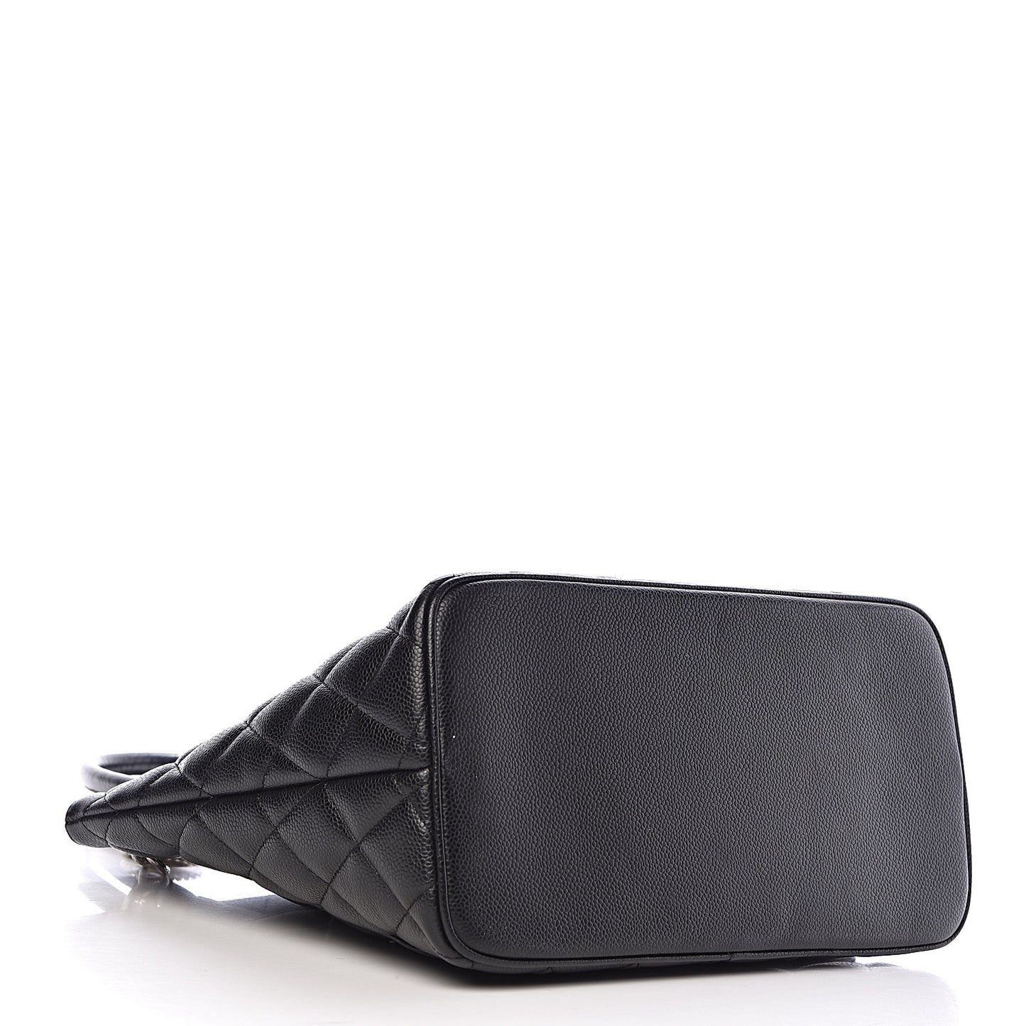 Caviar Quilted Medallion Tote Black