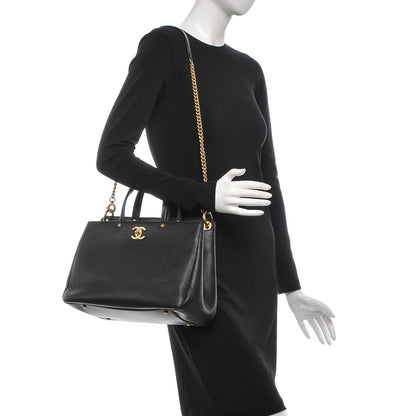 Chanel Grained Calfskin Large Shopping Tote Black 2 of 7