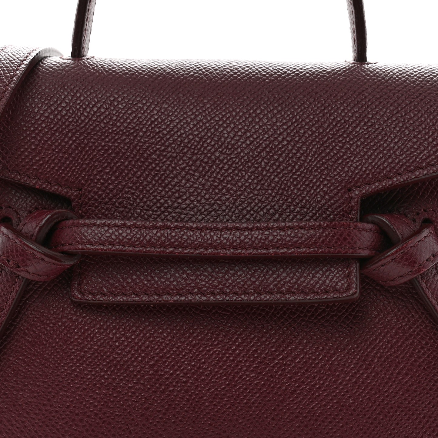 Grained Calfskin Pico Belt Bag Acai