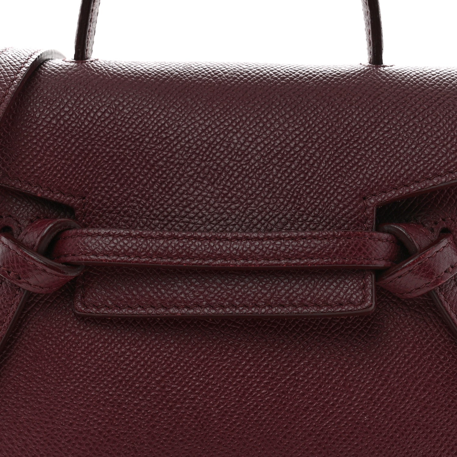Celine Grained Calfskin Pico Belt Bag Acai 7 of 9