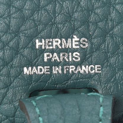 Hermes Taurillon Clemence Amazone Evelyne TPM Malachite Zanzibar 8 of 9