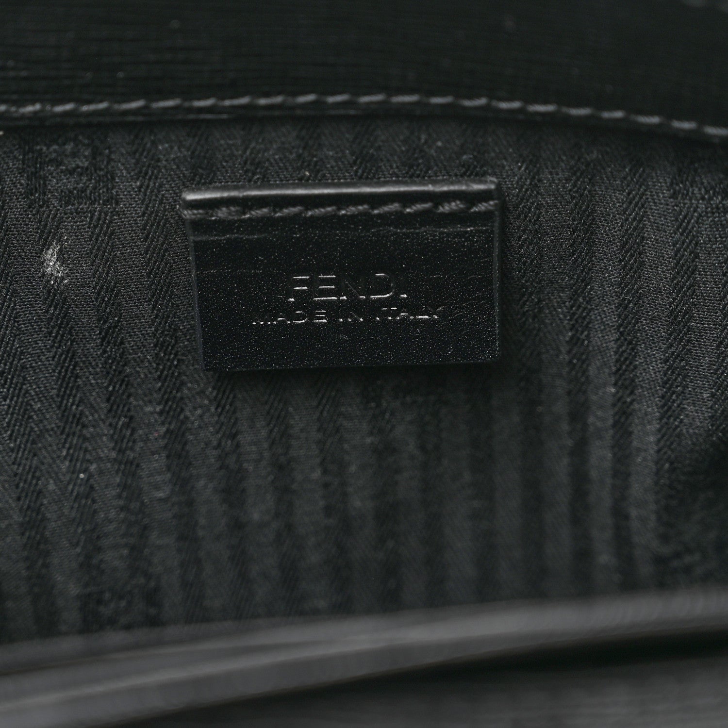 Fendi Vitello Elite 2Jours Clutch Black 6 of 9