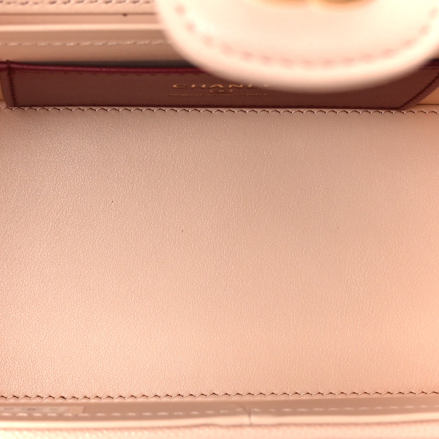 Chanel Shiny Caviar Preppy Coco Long Vanity With Strap Light Pink 5 of 12