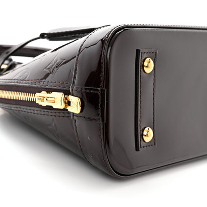 Louis Vuitton Vernis Alma BB Amarante 9 of 10