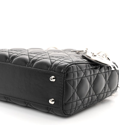 Christian Dior Lambskin Cannage Mini Lady Dior Black 10 of 10