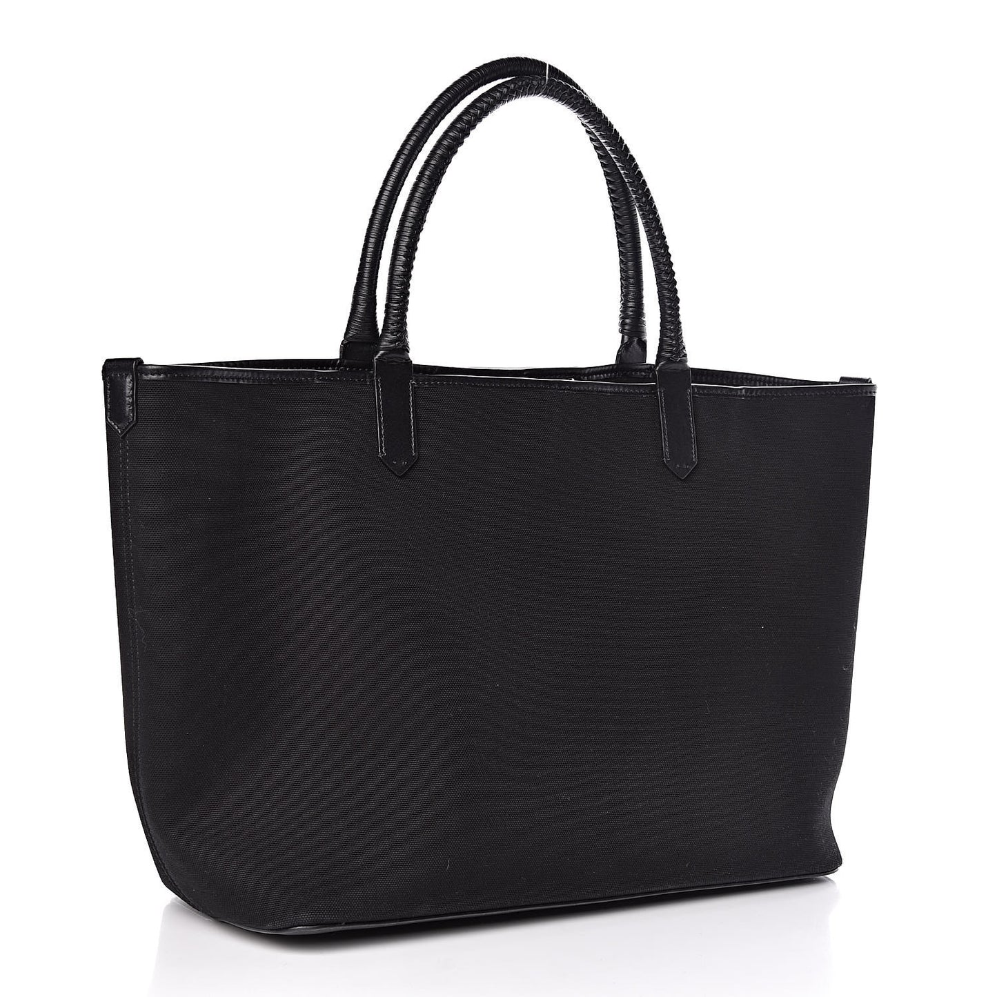 Canvas Medium Antigona Logo Tote Black