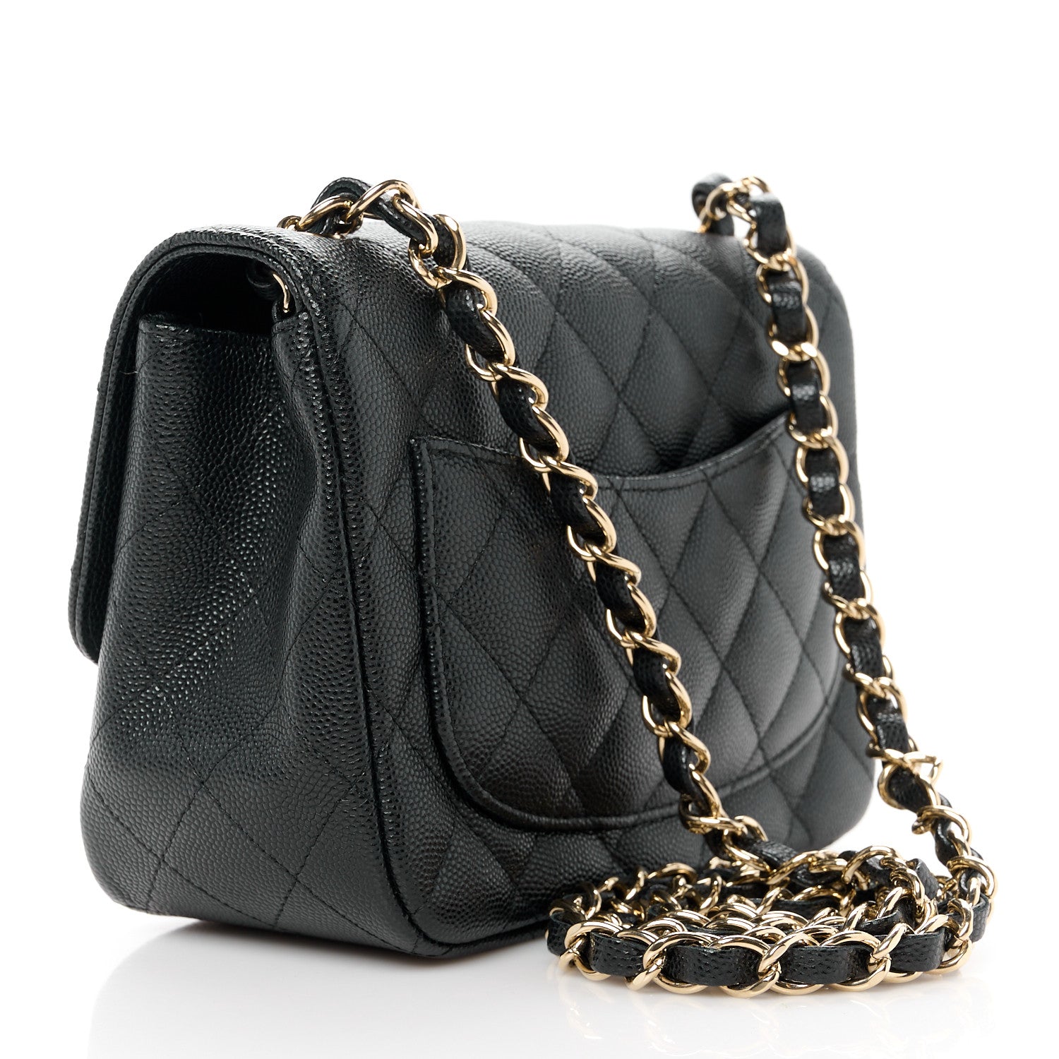 Chanel Caviar Quilted Mini Square Flap Black 3 of 11