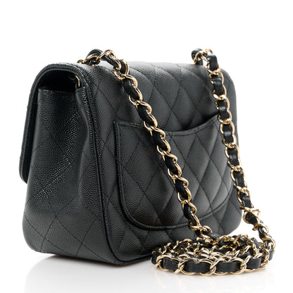 Chanel Caviar Quilted Mini Square Flap Black 3 of 11