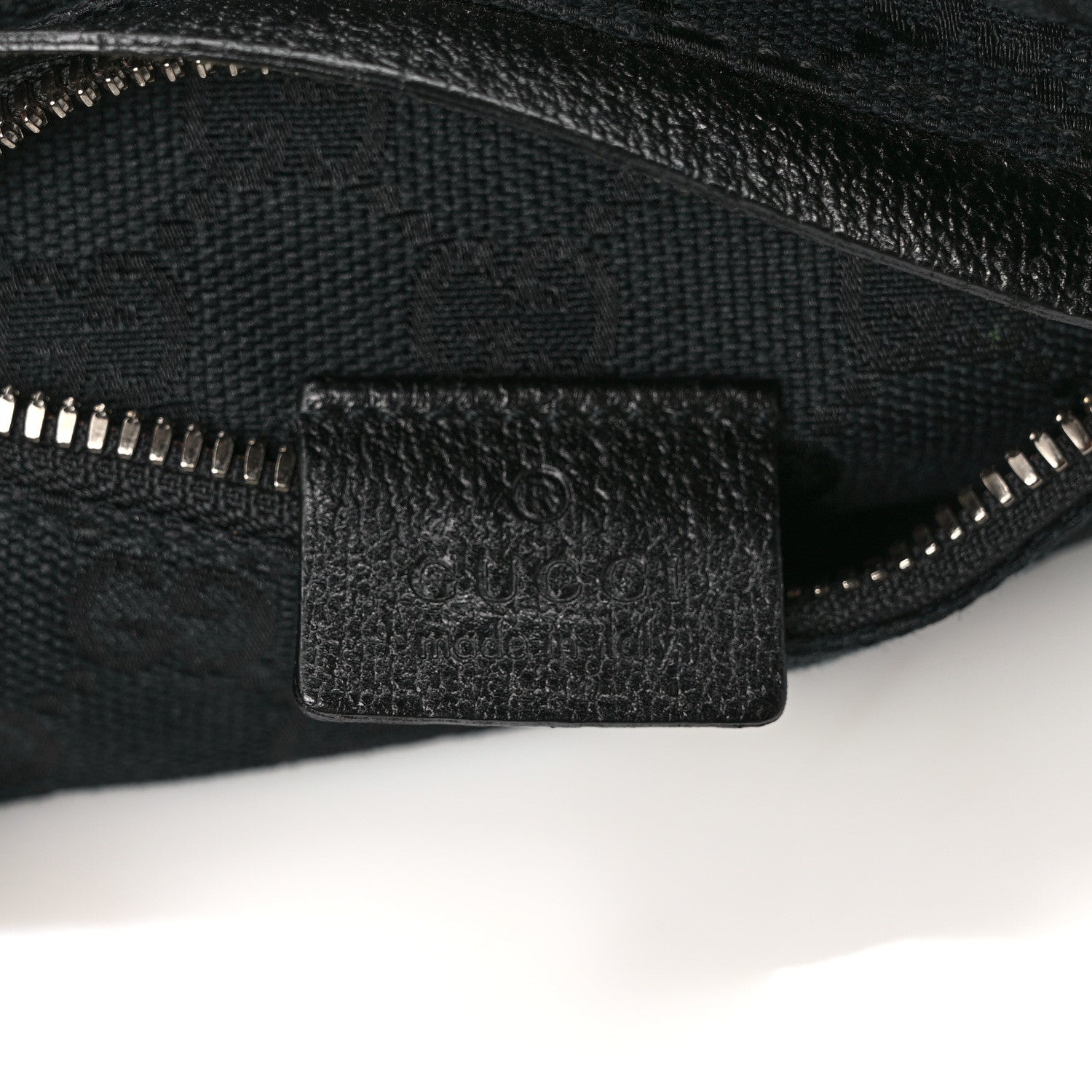 Gucci GG Monogram Double Pocket Belt Bag Black 7 of 11