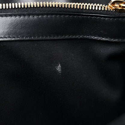 Saint Laurent Calfskin Y Quilted Monogram Large Loulou Chain Satchel Black 16 of 20