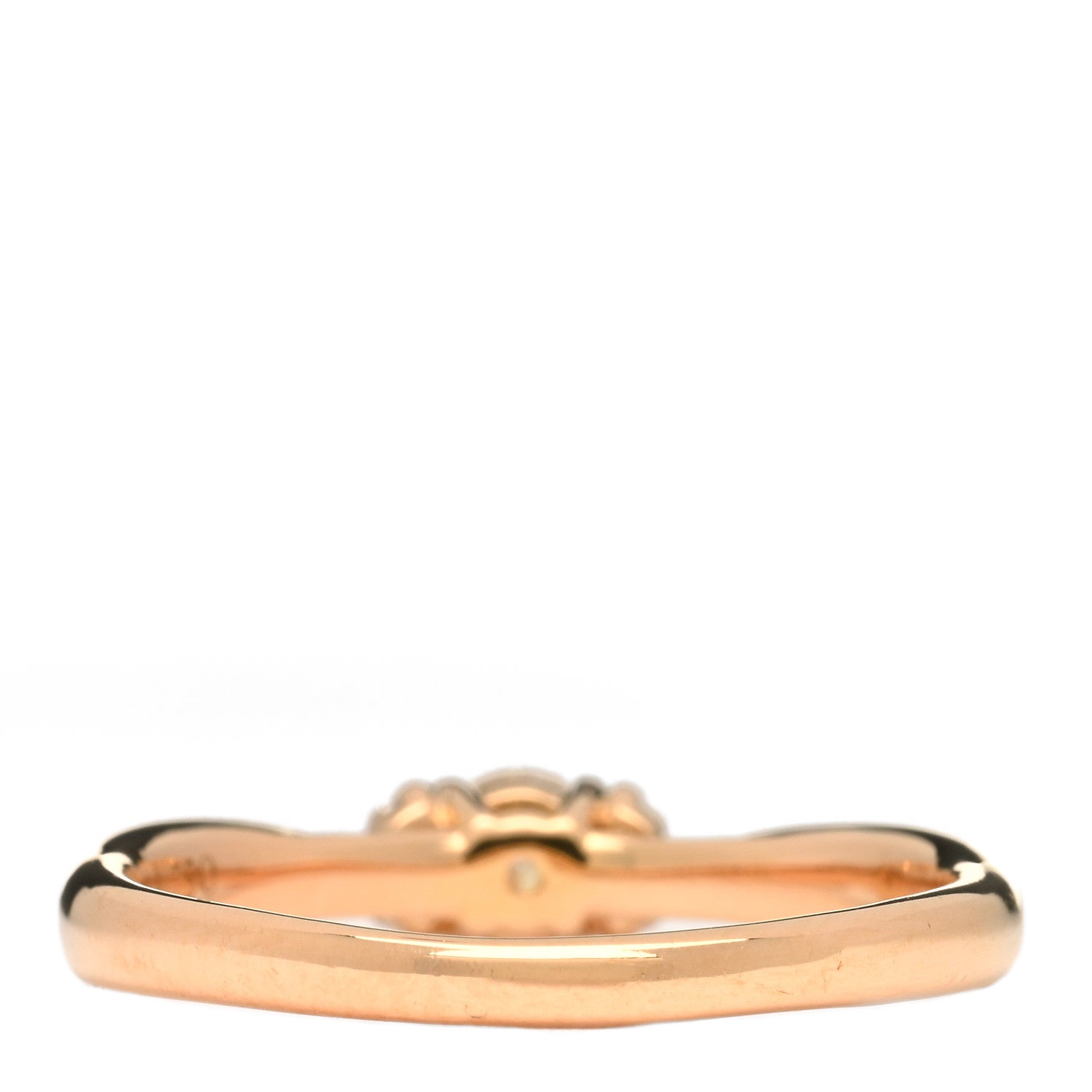 Tiffany 18K Rose Gold Diamond Harmony with Side Stones Ring 49 5 3 of 5